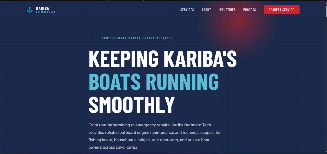 Kariba Outboard Tech Website